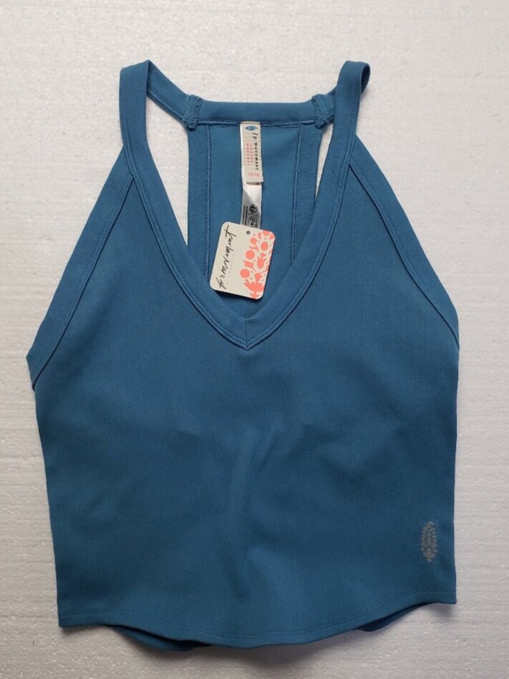 NWT Free People Movement All Clear Celestial Blue Racerback Cami Tank M/L